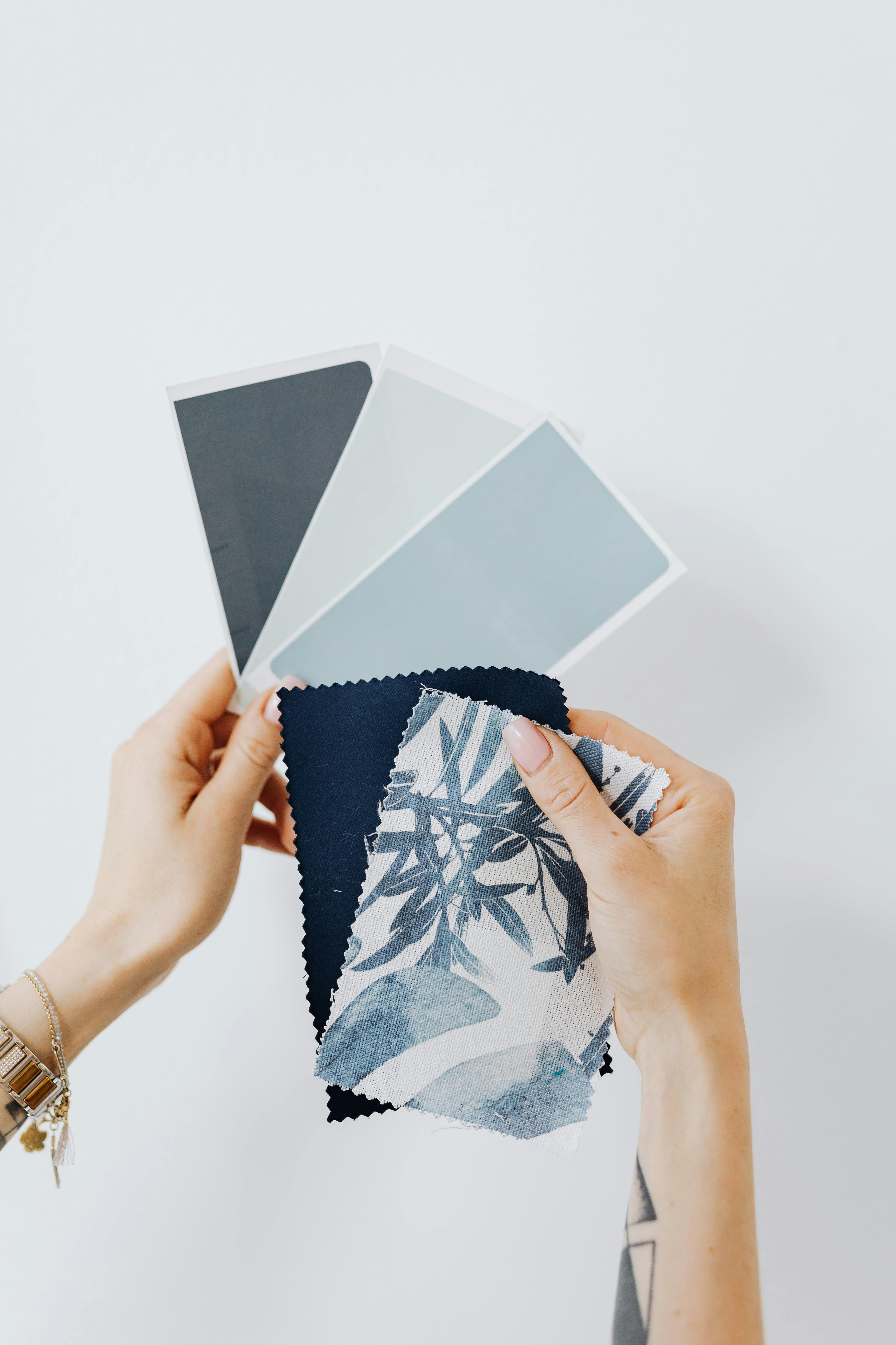 Lifestyle interior styled with Hoca printed fabrics